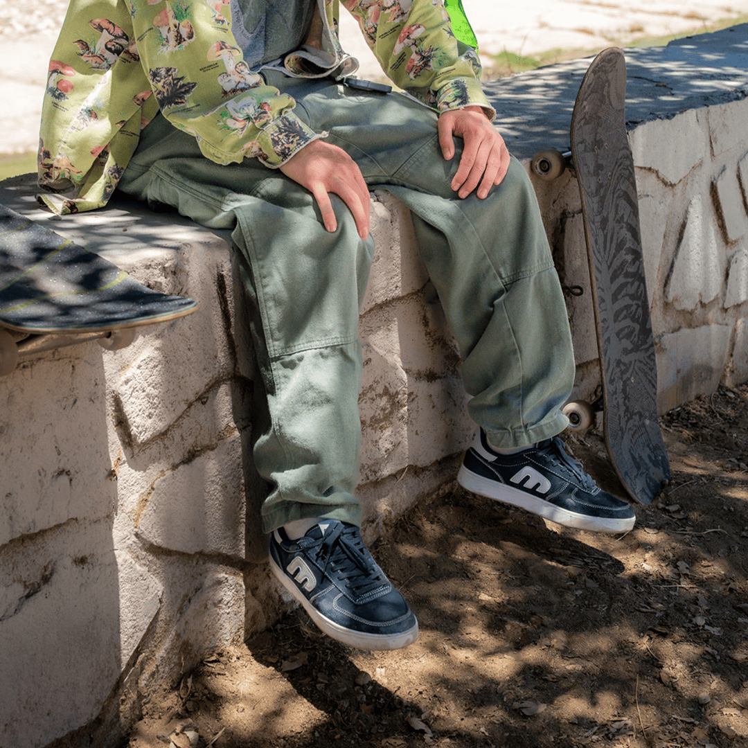 Etnies Navy Cupsole Skate Shoes – Emerson x Fos