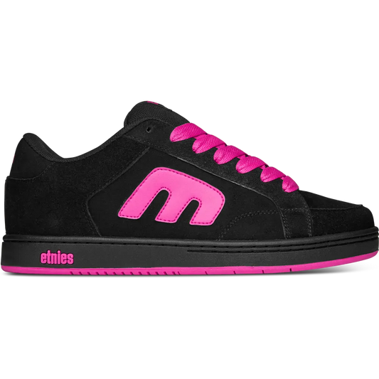 Etnies Black/Pink Chunky Skate Shoes – Kingpin 2K