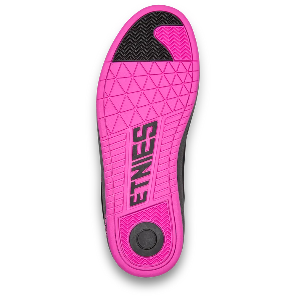Etnies Black/Pink Chunky Skate Shoes – Kingpin 2K