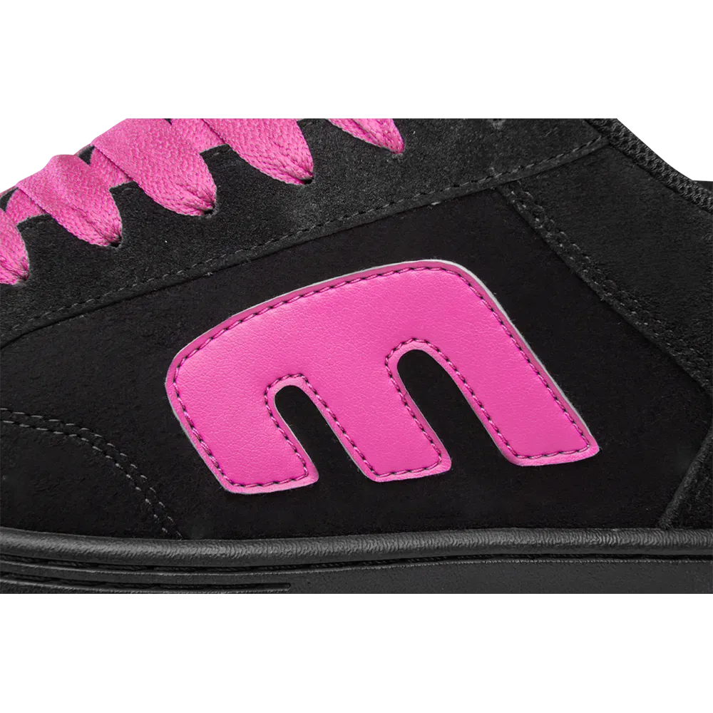 Etnies Black/Pink Chunky Skate Shoes – Kingpin 2K