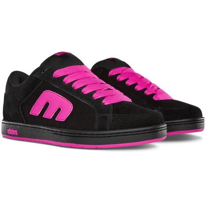 Etnies Black/Pink Chunky Skate Shoes – Kingpin 2K