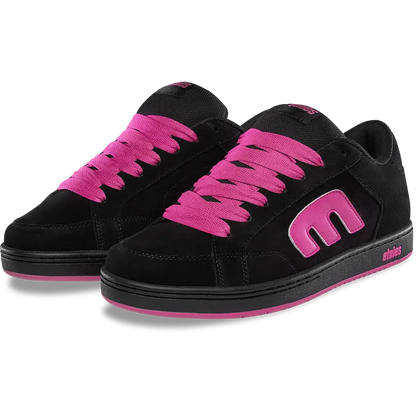 Etnies Black/Pink Chunky Skate Shoes – Kingpin 2K