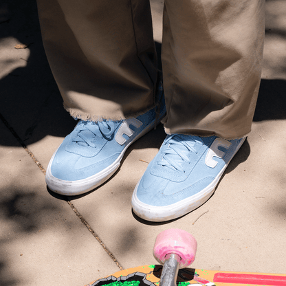 Etnies Light Blue Skate Shoes – Locut Vulc x Fos