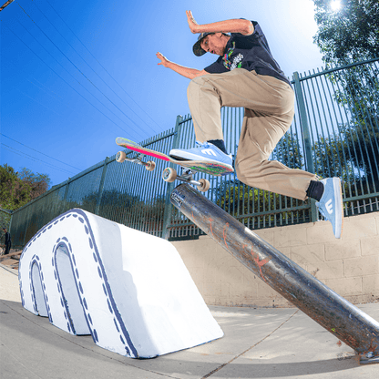 Etnies Light Blue Skate Shoes – Locut Vulc x Fos