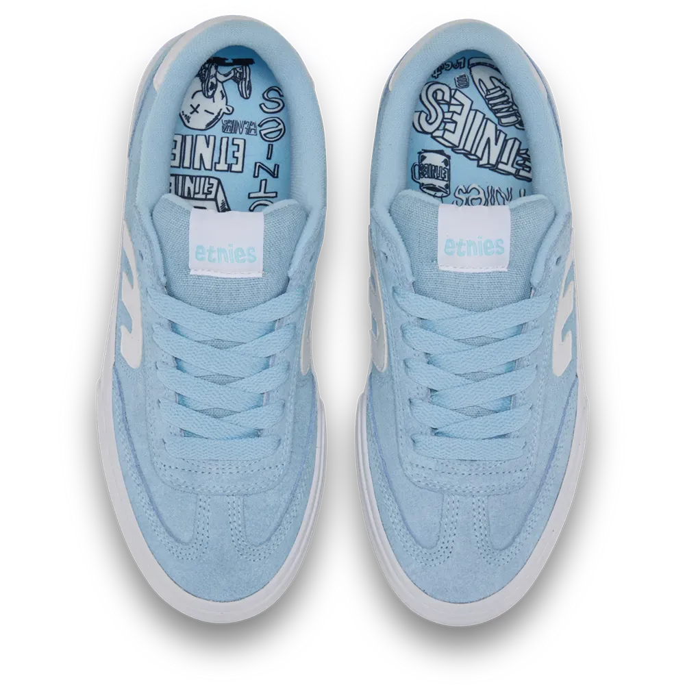 Etnies Light Blue Skate Shoes – Locut Vulc x Fos