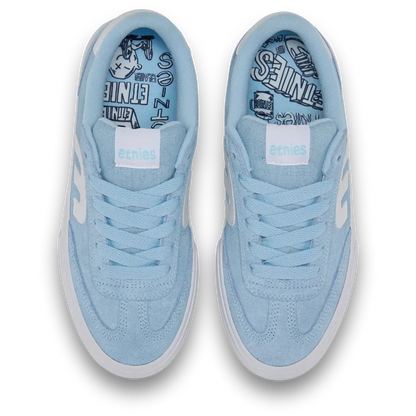 Etnies Light Blue Skate Shoes – Locut Vulc x Fos