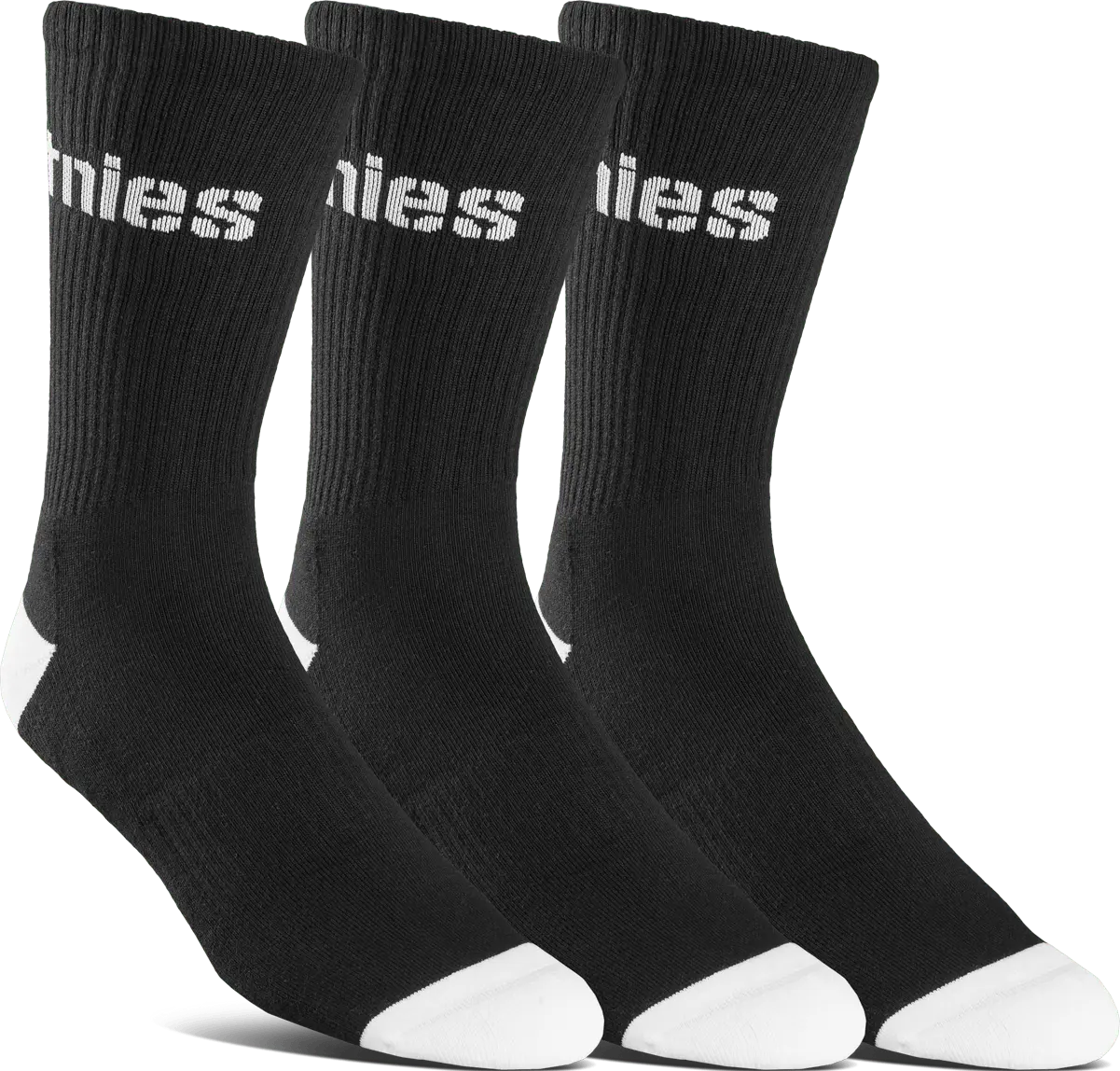 Etnies Stencil icon skate socks - black