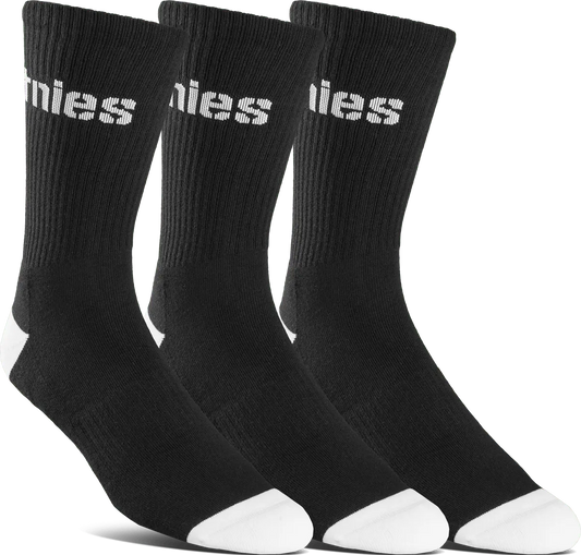 Etnies Stencil icon skate socks - black