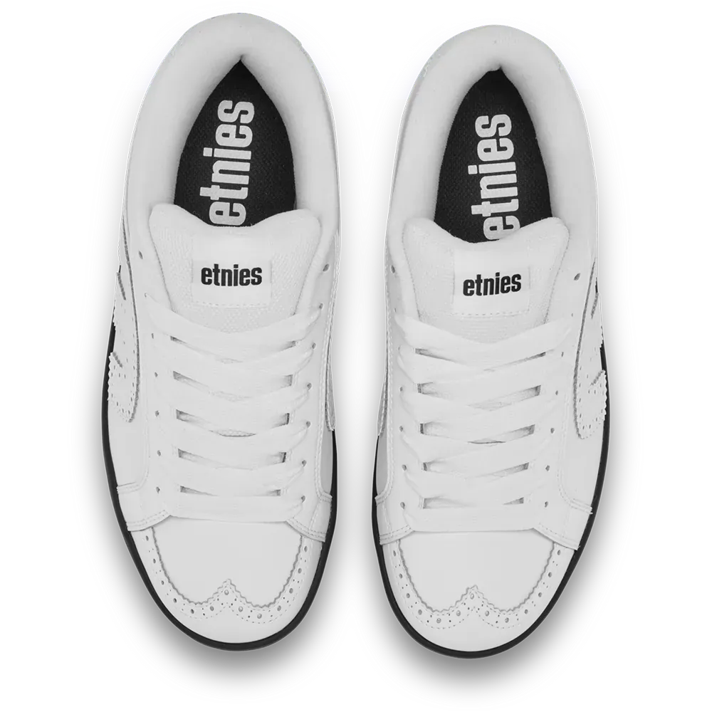 Etnies White Chunky Suede Skate Shoes – Kingpin