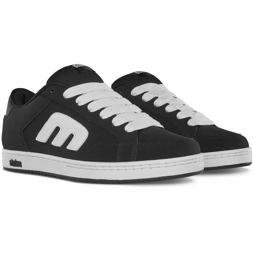 Etnies Black/White Chunky Skate Shoes Kingpin 2K