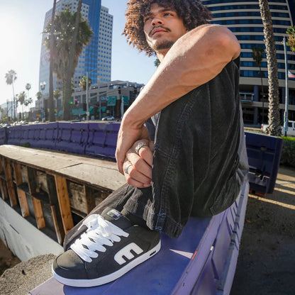 Etnies Black/White Chunky Skate Shoes Kingpin 2K