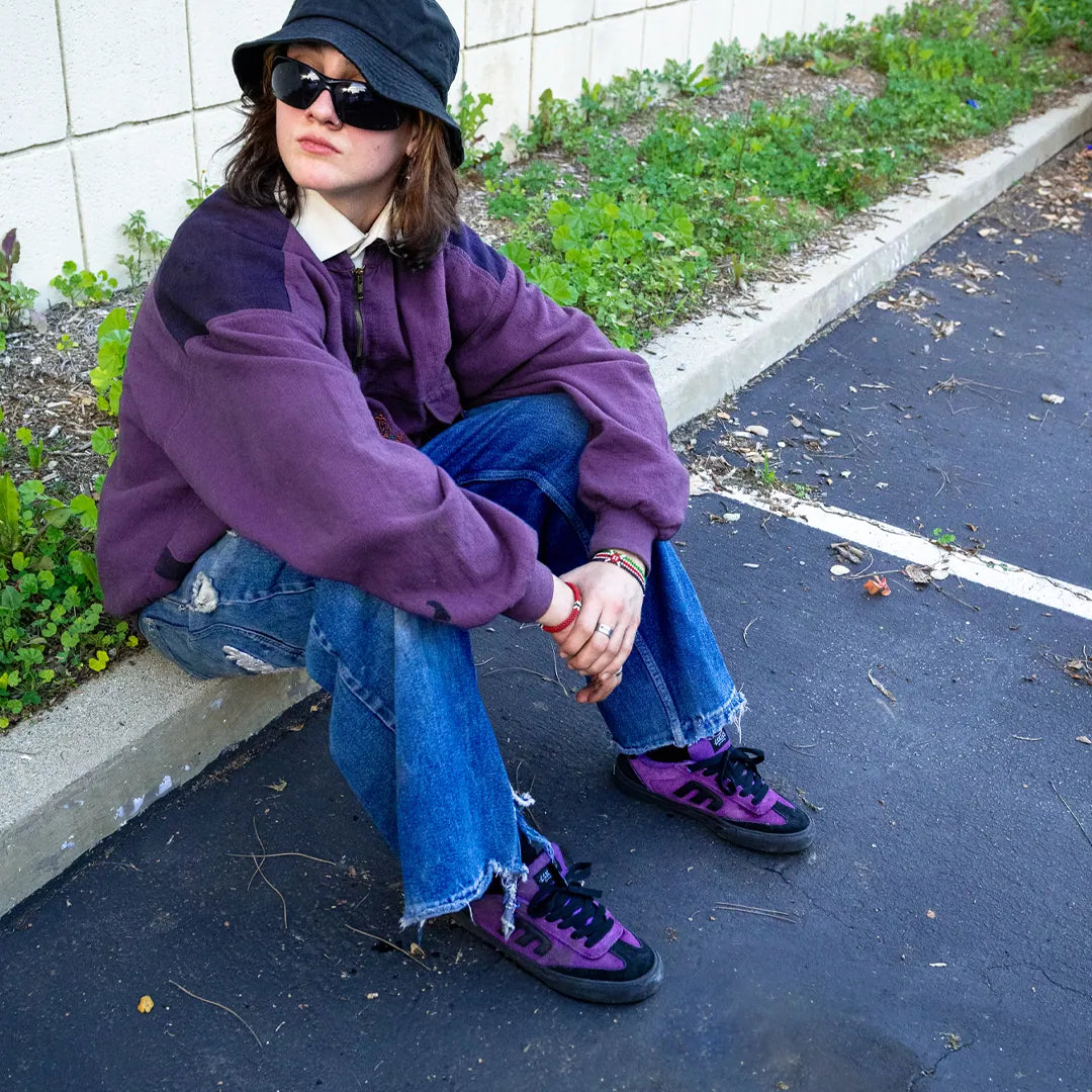 Etnies Purple Skate Shoes – Locut Vulc x Werka
