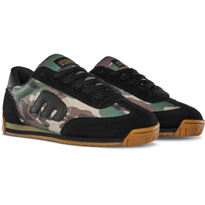 Etnies Black Suede Low-Top Skate Shoes – Locut 2K