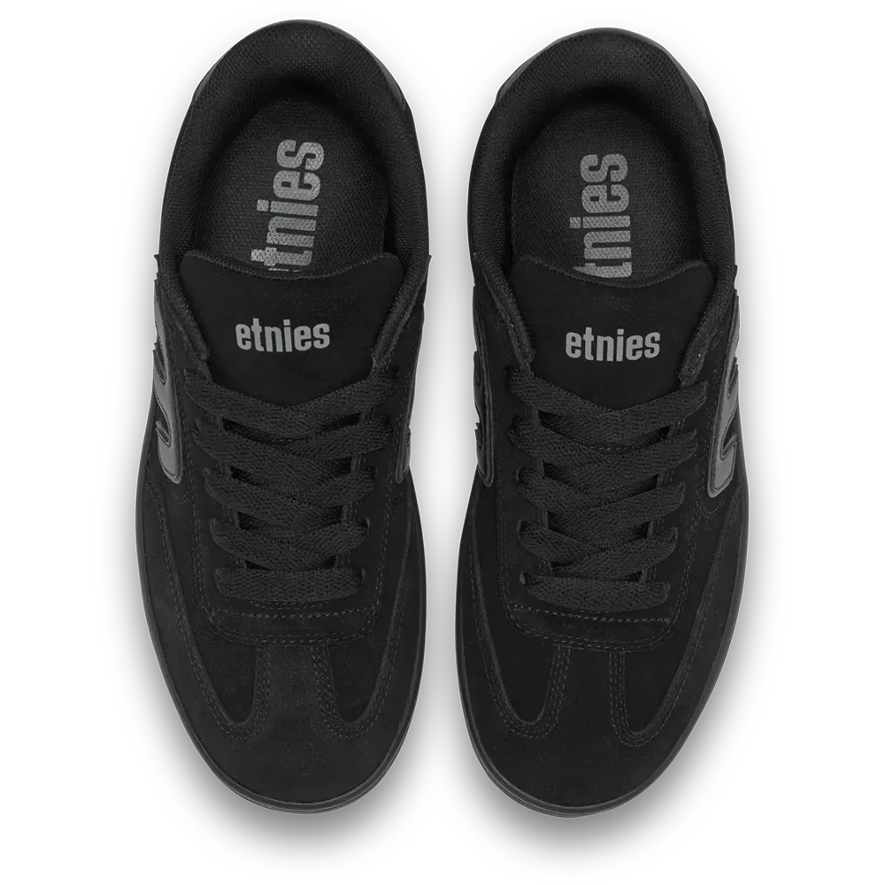 Etnies Black Suede Low-Top Skate Shoes – Locut