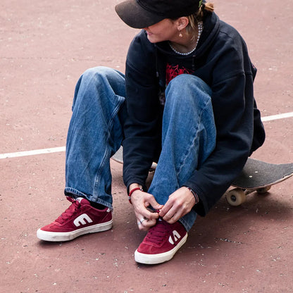 Etnies Red Vulcanized Skate Shoes – Locut Vulc