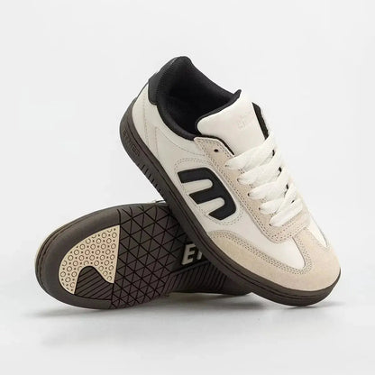 Etnies Locut Low - Top Skate Shoe White Black Gum