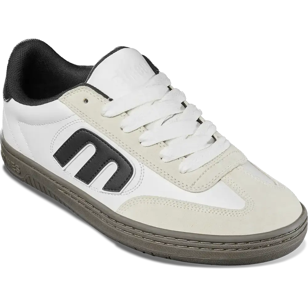 Etnies Locut Low - Top Skate Shoe White Black Gum