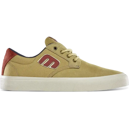 Etnies Barge Plus Vulcanized Tan Brown Skate Shoe