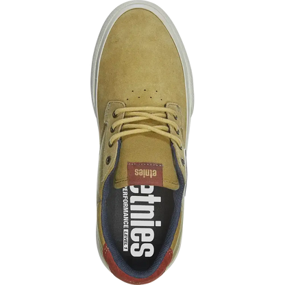 Etnies Barge Plus Vulcanized Tan Brown Skate Shoe