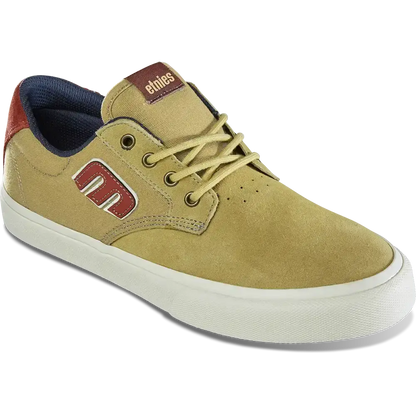 Etnies Barge Plus Vulcanized Tan Brown Skate Shoe