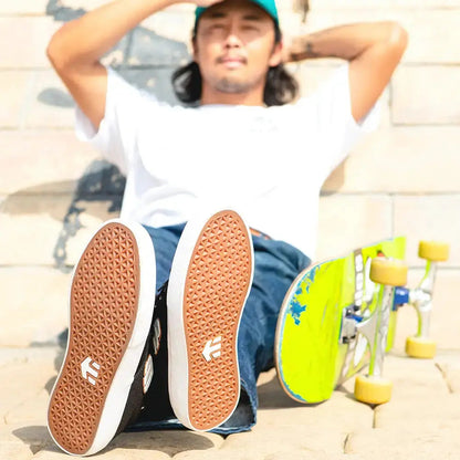 Etnies Barge Plus Vulcanized Tan Brown Skate Shoe