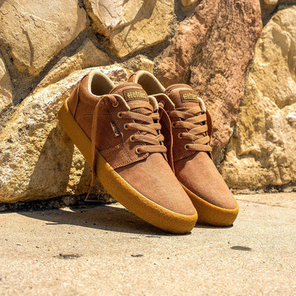 Etnies Barge LS Premium Vulcanized Brown Beige Gum