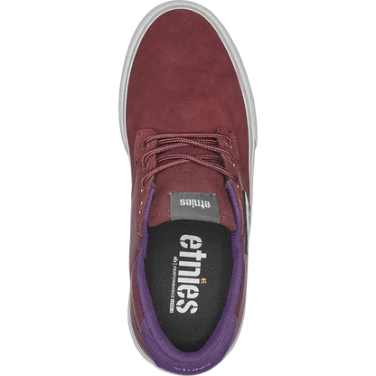 Etnies Barge Plus burgundy - skate shoes