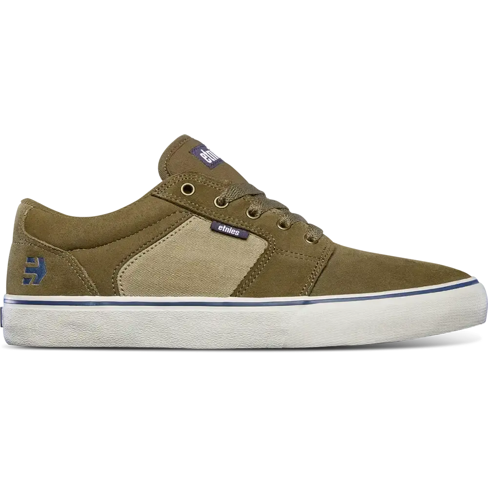 Etnies Barge LS Low-Top Vulcanized Brown Tan Blue