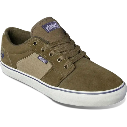 Etnies Barge LS Low-Top Vulcanized Brown Tan Blue
