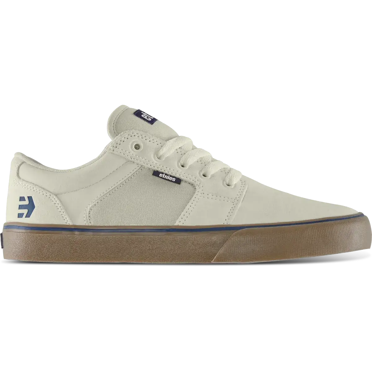 Etnies Barge LS Low - Top Vulcanized White Navy