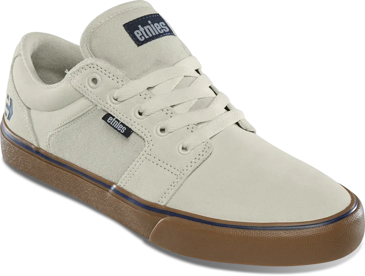 Etnies Barge LS Low - Top Vulcanized White Navy