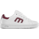 WHITE/BURGUNDY