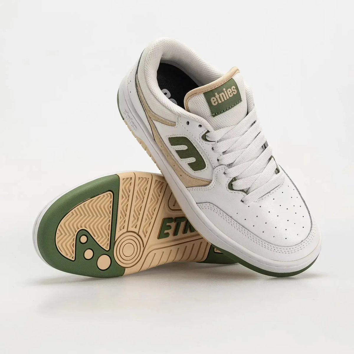 Etnies Loot Low - Top Skate Shoe White Green