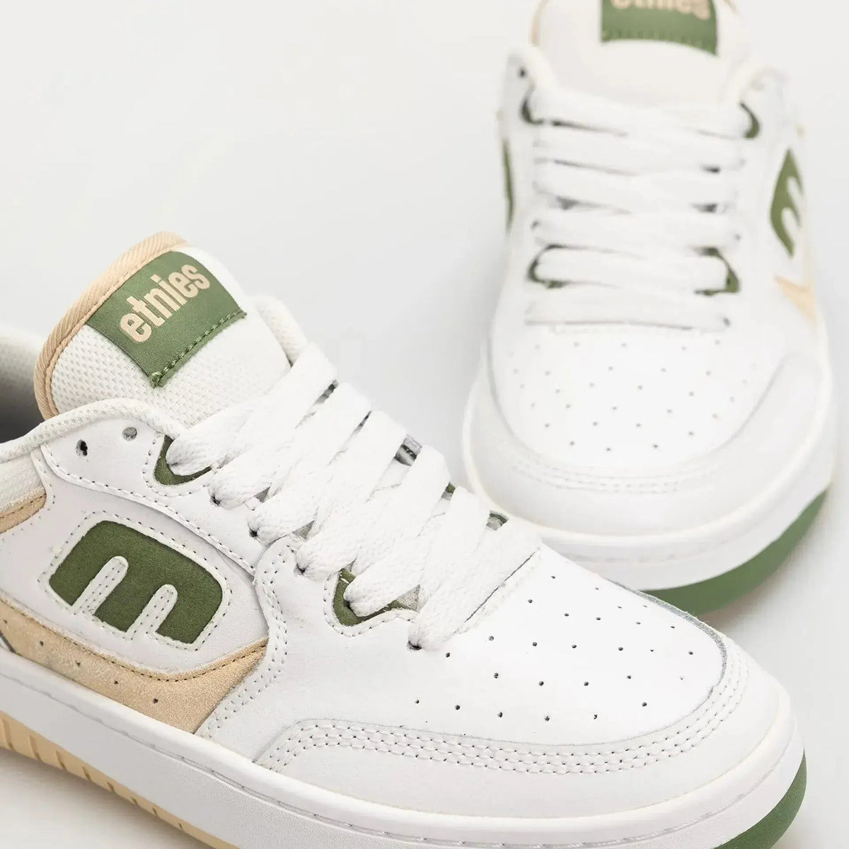 Etnies Loot Low - Top Skate Shoe White Green