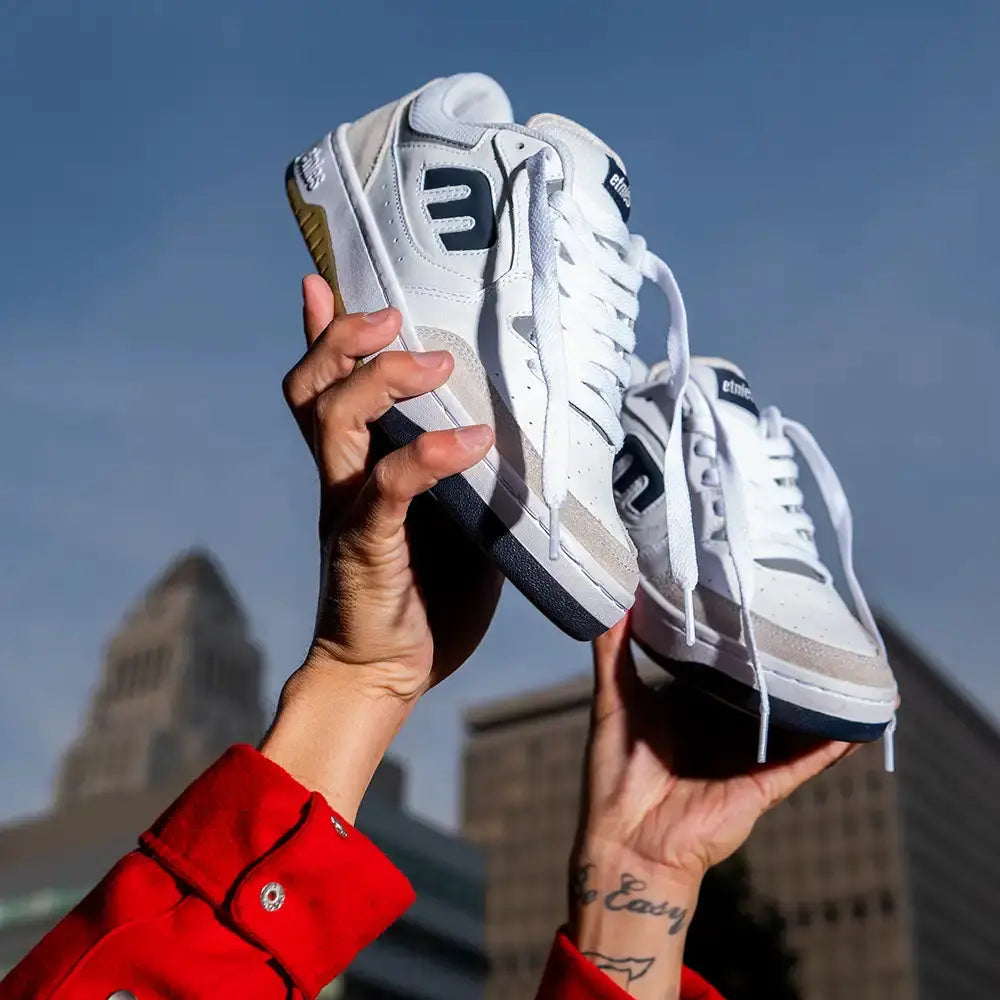 Etnies Loot white/navy - men's skate shoes