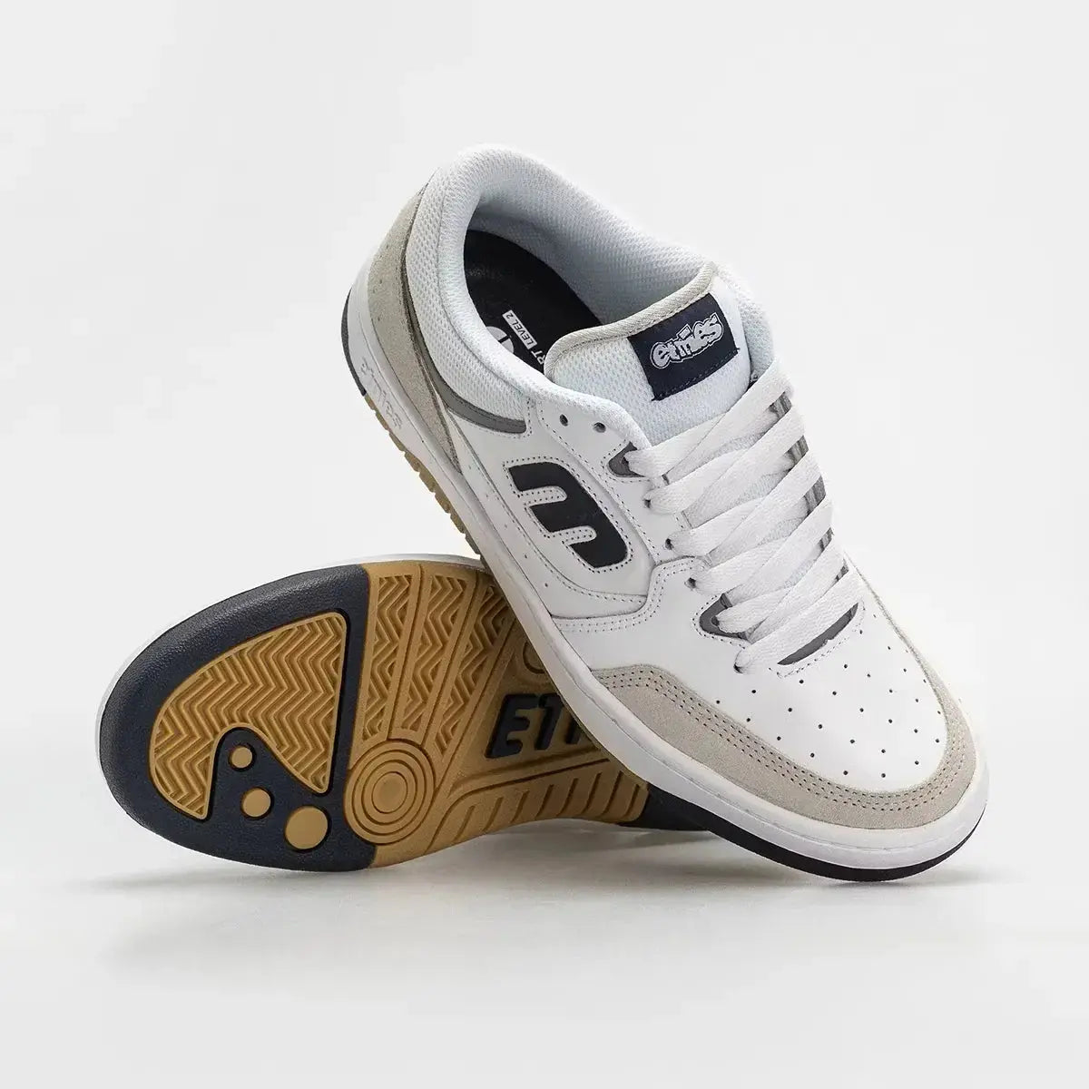 Etnies Loot white/navy - men's skate shoes