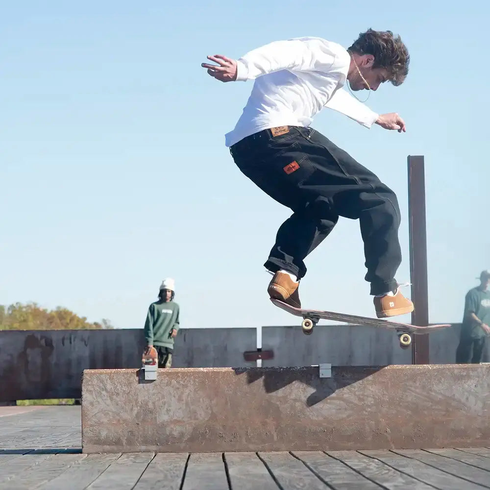 Etnies Sal 23 brown/gum - men's skate shoes