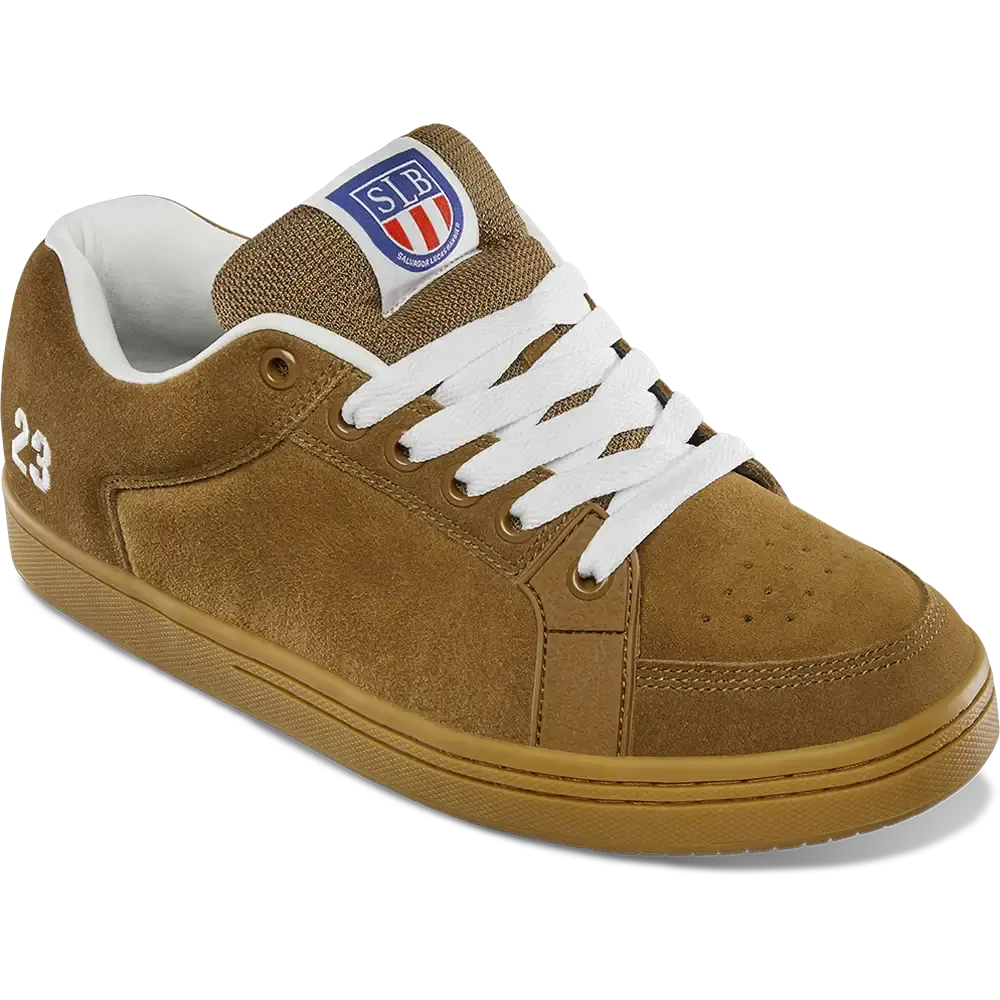 Etnies Sal 23 brown/gum - men's skate shoes