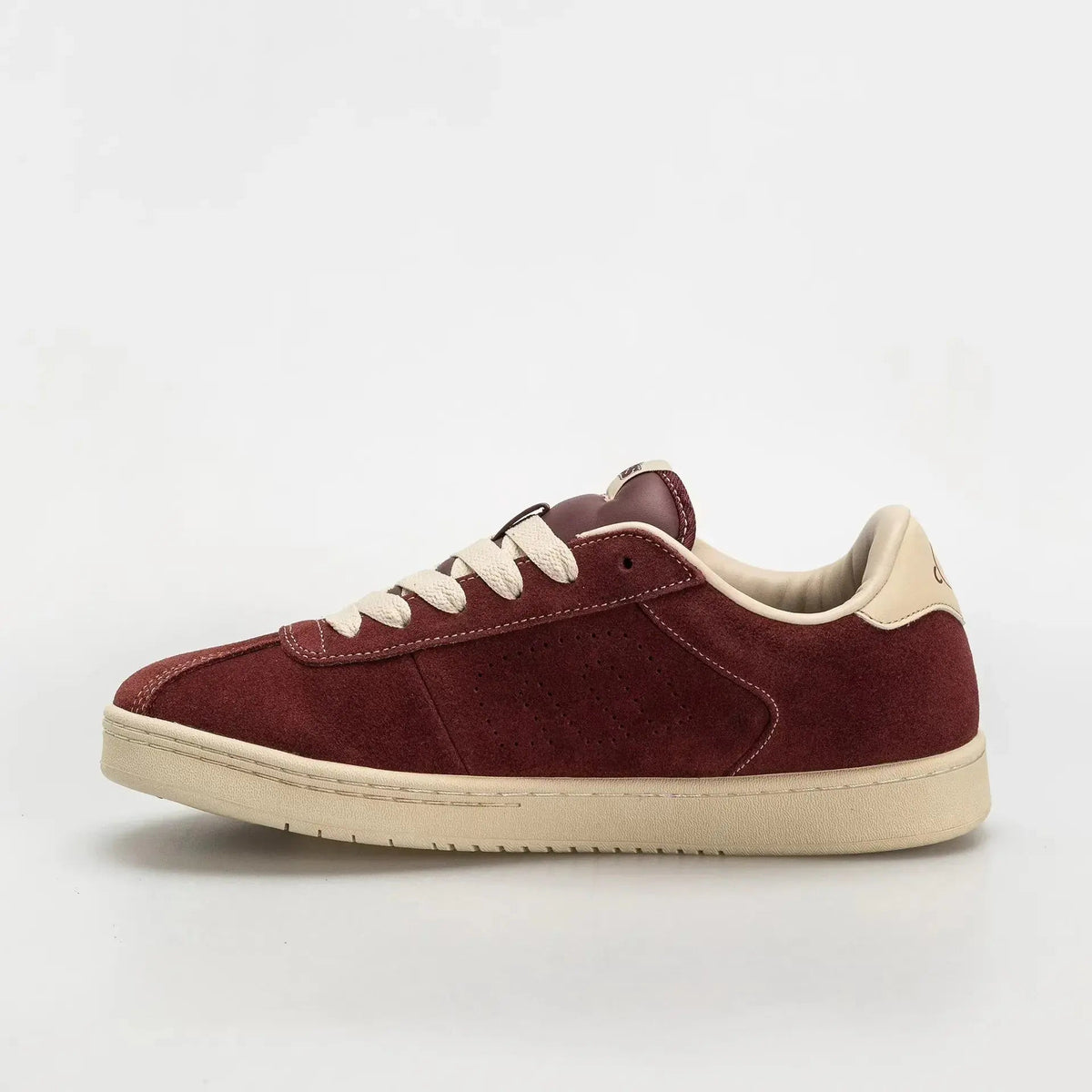 Etnies Scam Low-Top Skate Shoe Burgundy Tan