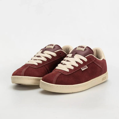 Etnies Scam Low-Top Skate Shoe Burgundy Tan