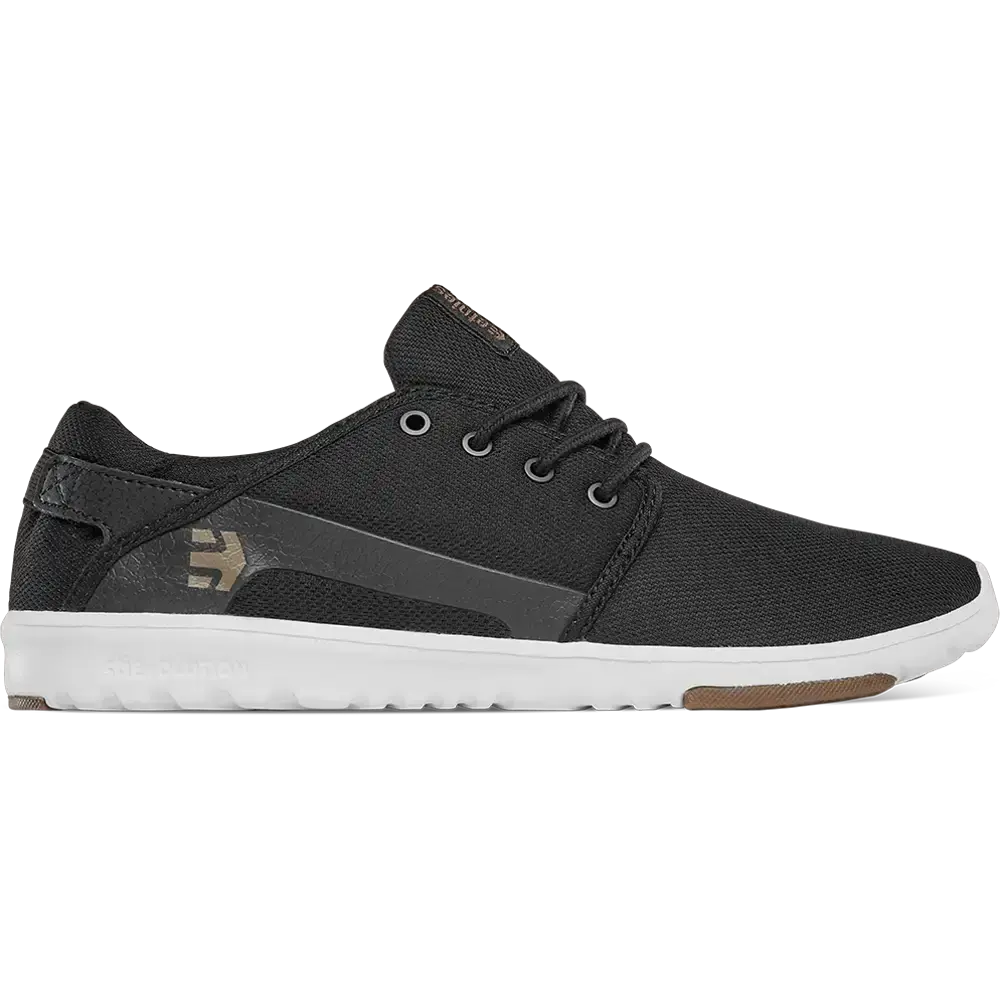 Etnies Scout black/white/gum - skate shoes