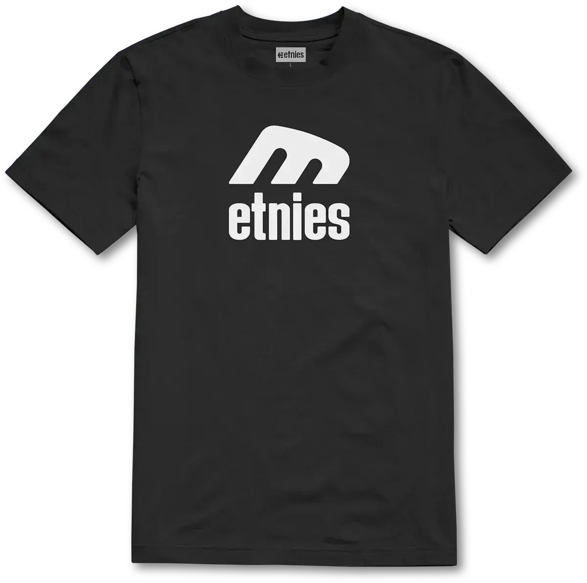 Etnies Icon E S/S Basic T-Shirt Black White