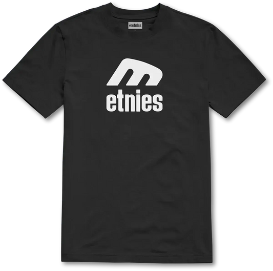 Etnies Icon E S/S Basic T-Shirt Black White