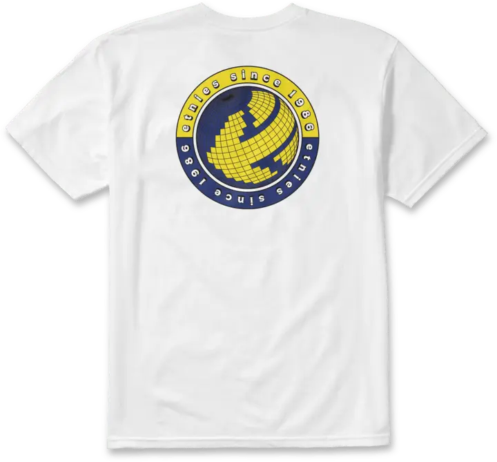 Etnies Around the world tee white – men’s tee