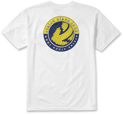 Etnies Around the world tee white – men’s tee
