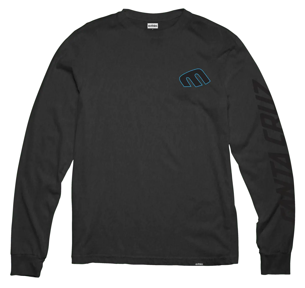 Etnies Santa Cruz Screaming Hand L/S Tee Black