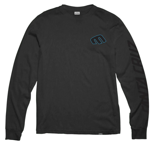 Etnies Santa Cruz Screaming Hand L/S Tee Black