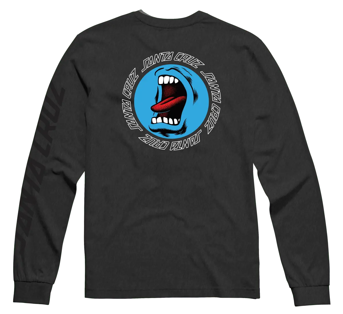 Etnies Santa Cruz Screaming Hand L/S Tee Black