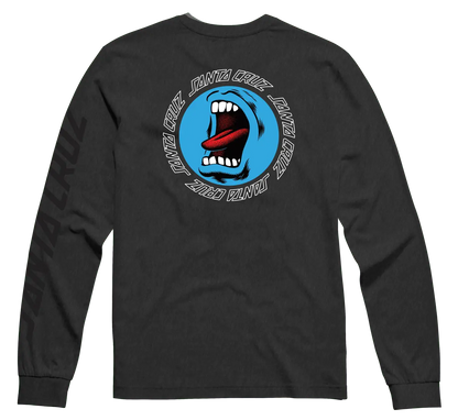 Etnies Santa Cruz Screaming Hand L/S Tee Black