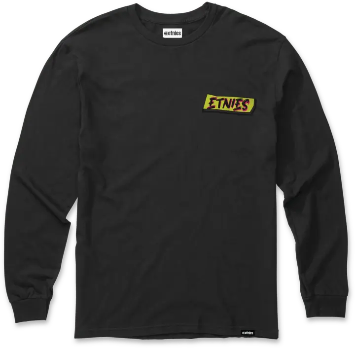 Etnies Puma LS tee black – men’s skate clothes